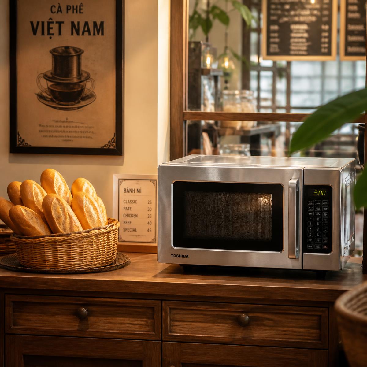 Góc lò nướng — bánh luôn nóng giòn tại Milano - Mỹ Kiều Coffee Nhà Gỗ